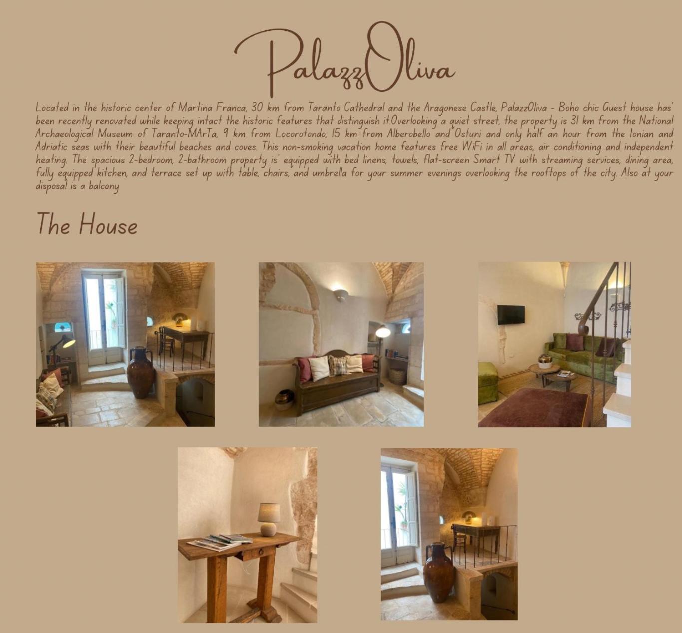 Palazzoliva - Luxury Boho Chic Guest House In The Historic Heart Of Martina Franca Exterior photo